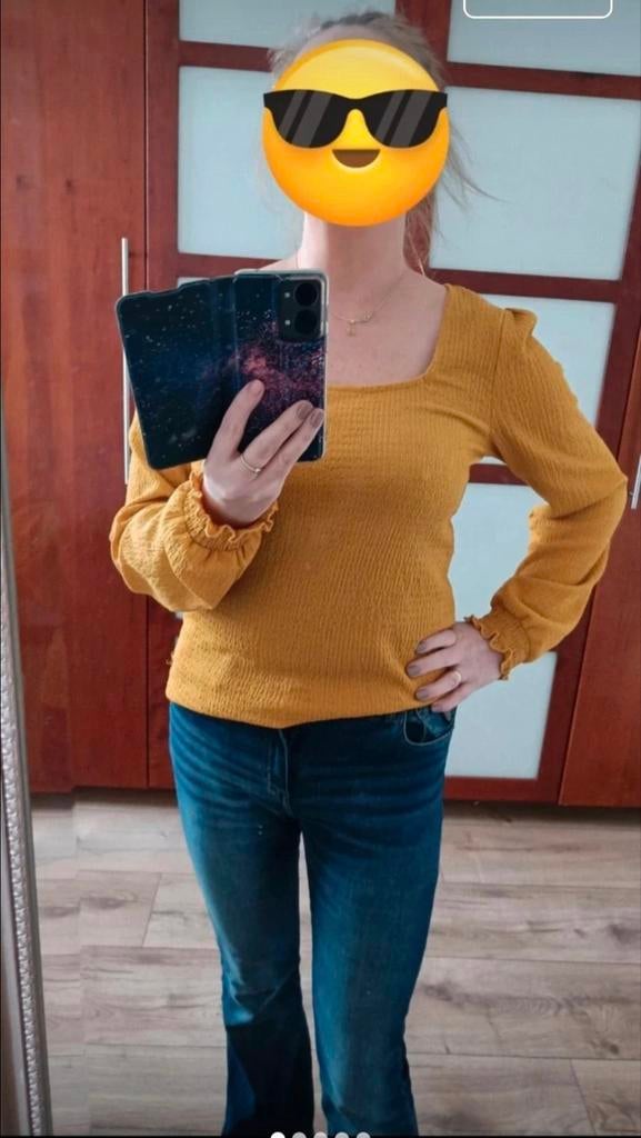 Garcia top maat L, Kleding | Dames, Geel, Maat 42/44 (L), Ophalen of Verzenden, Zo goed als nieuw