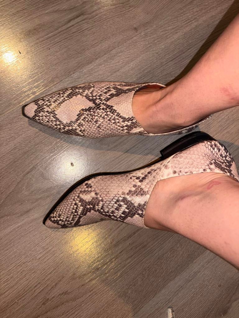 Santoni Leren Instappers - Exotisch Slangenleer - Nieuw, Ophalen of Verzenden, Nieuw, Overige kleuren, Instappers