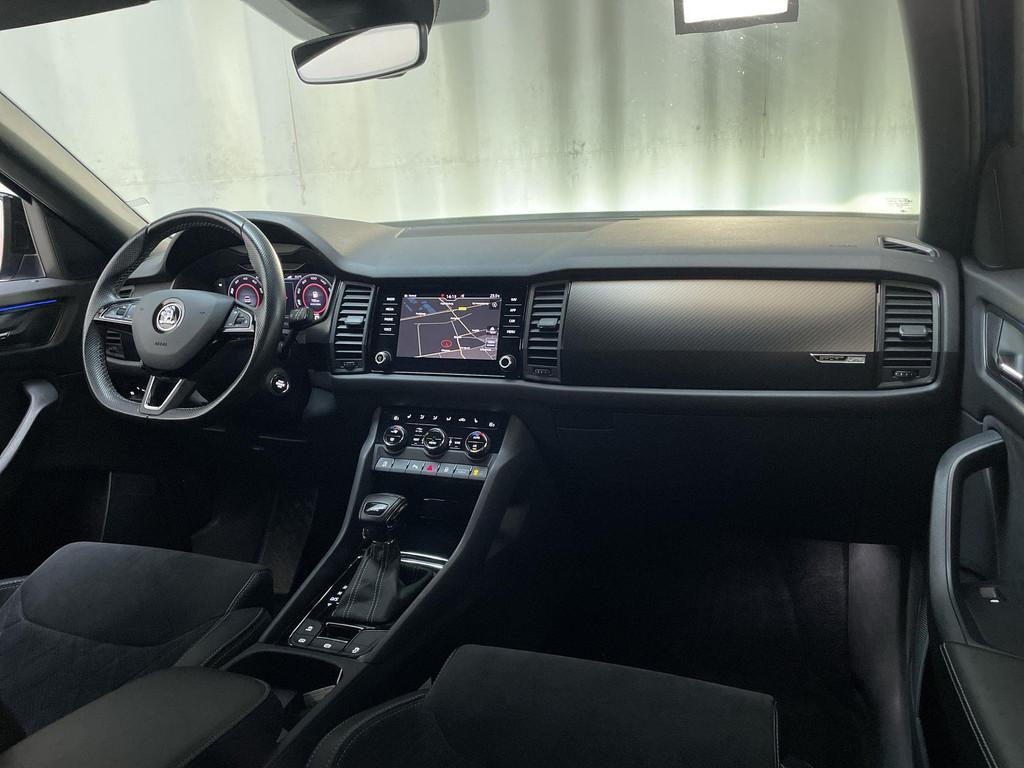 Skoda Kodiaq 1.5 TSI 150pk DSG Sportline Business Sportstoel, 4 cilinders, Blauw, Bedrijf, Kodiaq