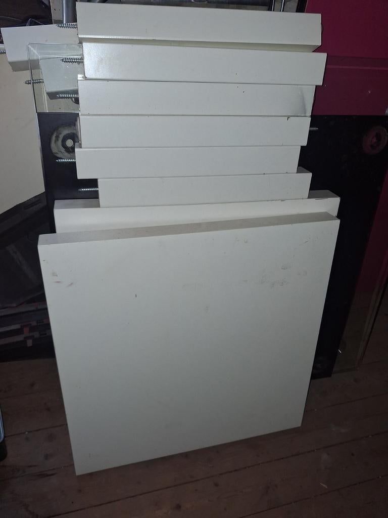 Ikea tafeltjes wit, Huis en Inrichting, Ophalen of Verzenden, Vierkant, Minder dan 55 cm, 45 tot 60 cm