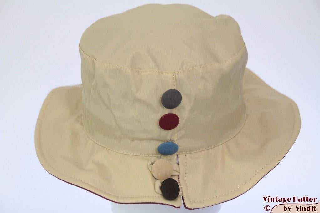 buckethat Dames regenhoed Hawkins beige 53-57 en 54-58 nieuw, Kleding | Dames, Hoeden en Petten, Hoed, Hawkins, Nieuw, One size fits all