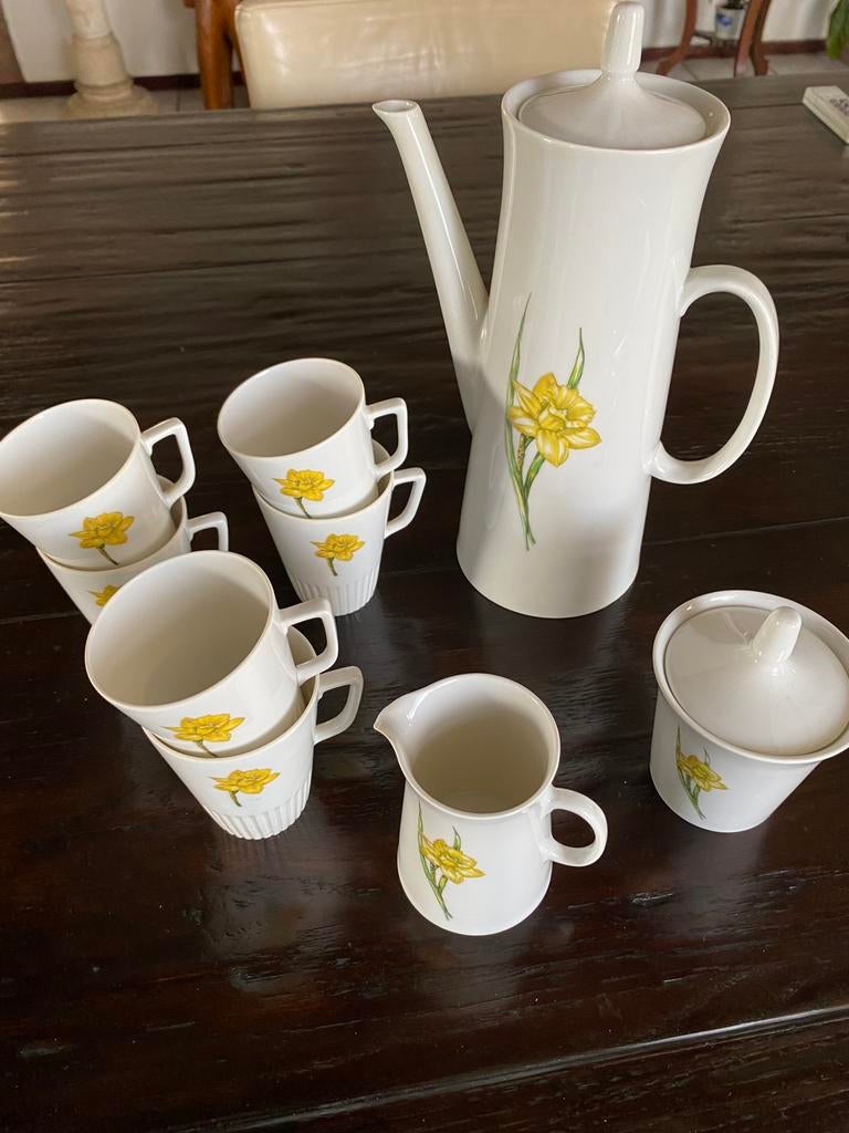 Vintage Daffodil servies van Mosa Maastricht, Ophalen of Verzenden