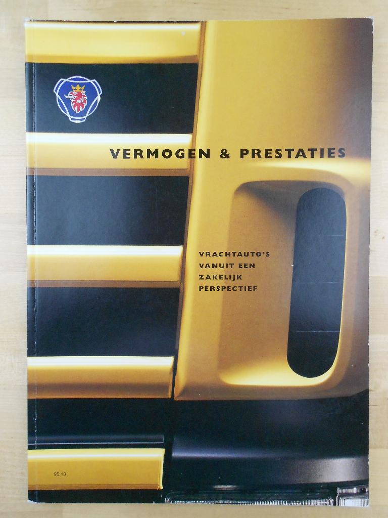Scania Brochure 1995 – 144 124 114 94, Ophalen, Zo goed als nieuw, Overige merken, Scania