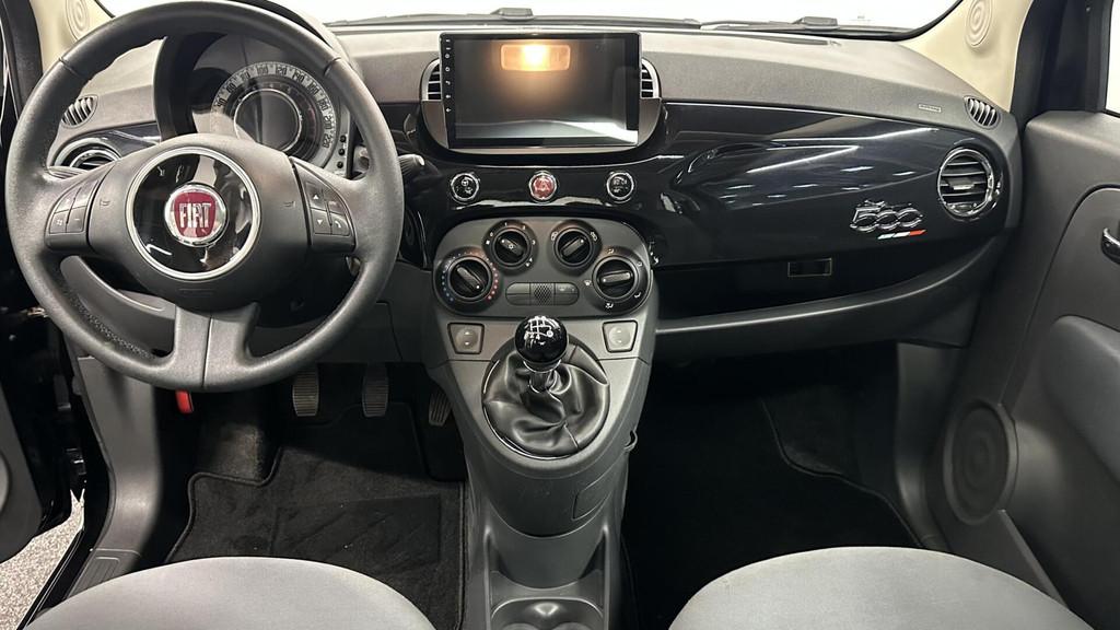 Fiat 500 1.2 Lounge AIRCO PANORAMA DAK., Euro 5, Stof, Gebruikt, 1242 cc