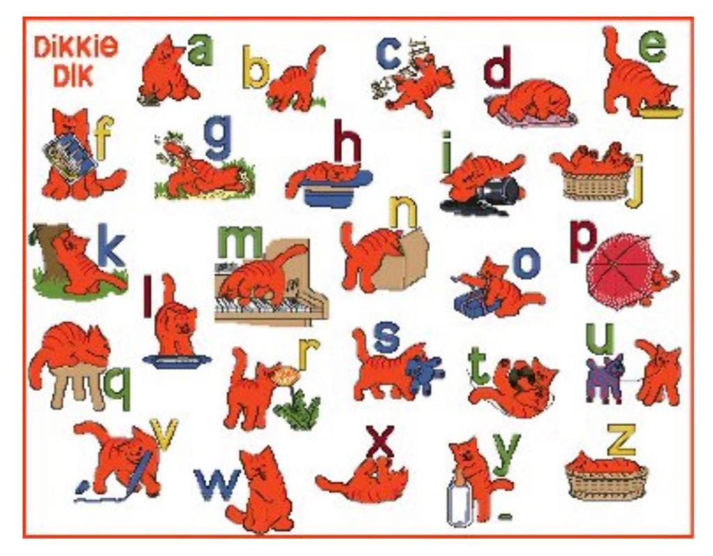 Dikkie Dik ABC, Ophalen of Verzenden, Zo goed als nieuw, Patroon