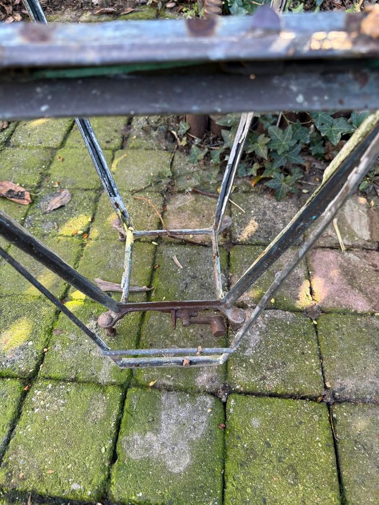 Antieke Engelse gaslamp uit Londen - Compleet en intact, Ophalen of Verzenden