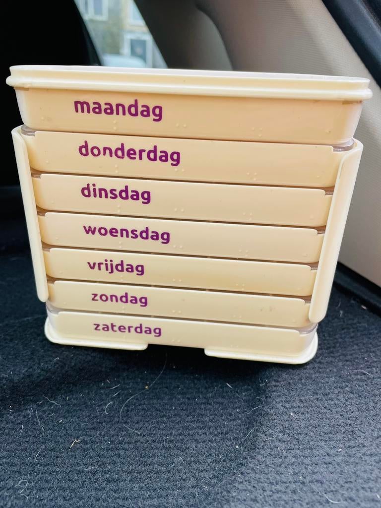 Pillen doos en medica doos baxterrol, Diversen, Ophalen, Zo goed als nieuw