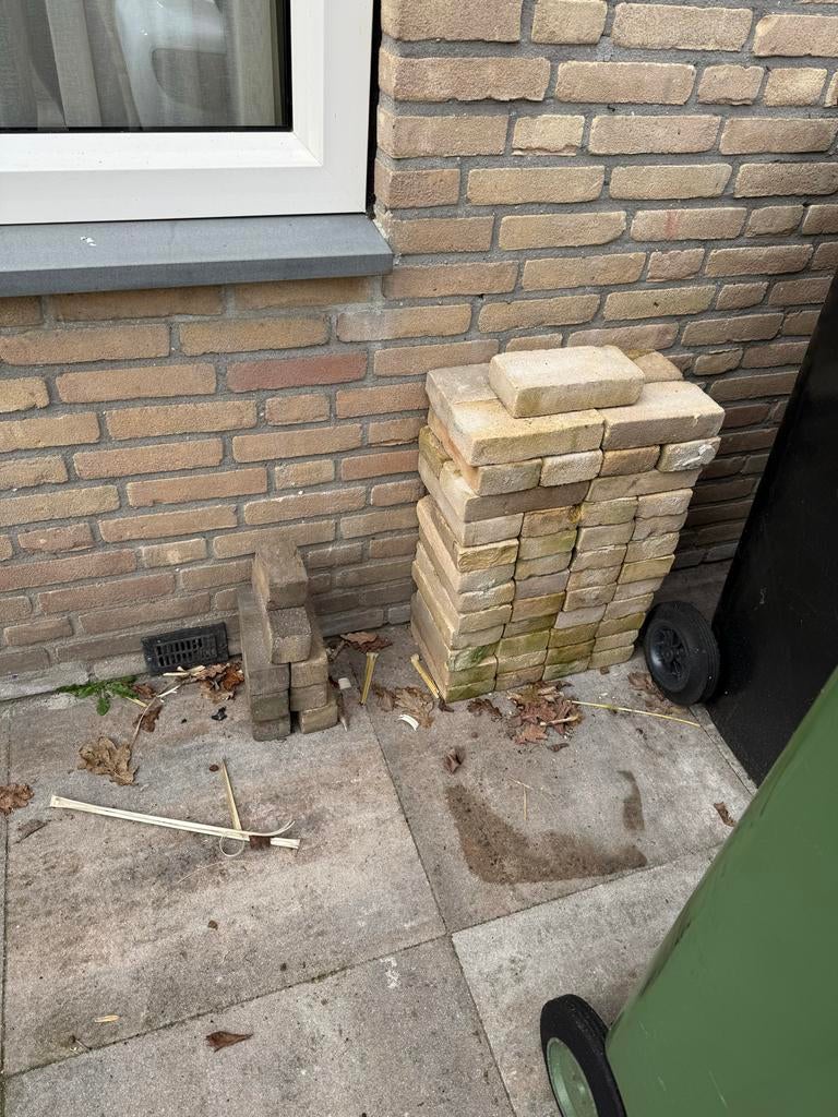 Bakstenen van bouw 1976, Ophalen, Gebruikt, Bakstenen