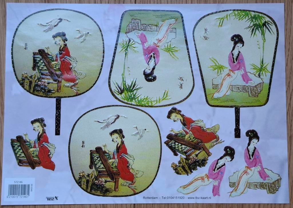 3D-Knipvel (TBZ Rotterdam) - Japanse Waaiers - nr. 572146, Ophalen of Verzenden, Nieuw, Overige thema's, Pons of Mal