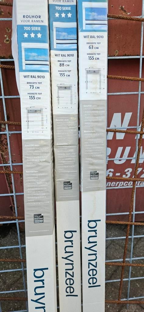 Bruynzeel Rolhorren voor Ramen - Diverse Maten, Doe-het-zelf en Verbouw, Deuren en Horren, 80 tot 100 cm, Hordeur, Nieuw, Ophalen of Verzenden