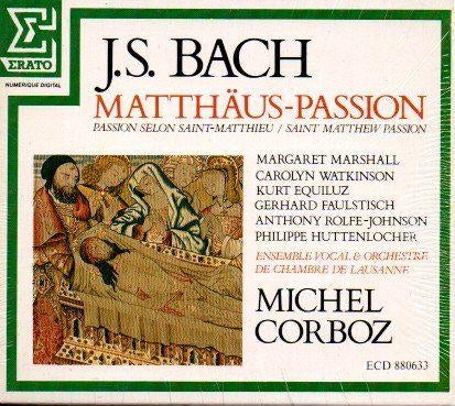 Bach: Matthäus-Passion / Michel Corboz -3cds, Boxset, Ophalen of Verzenden, Zo goed als nieuw, Barok