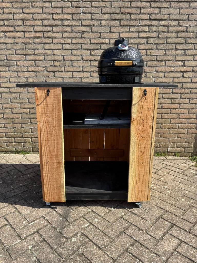 Buitenkeuken inclusief kamado BBQ, Tuin en Terras, Buitenkeukens, Ophalen, Gebruikt, Houtskool, Vrijstaand