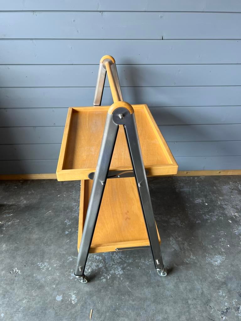 Legnoart serving trolley gemaakt in italie, Ophalen