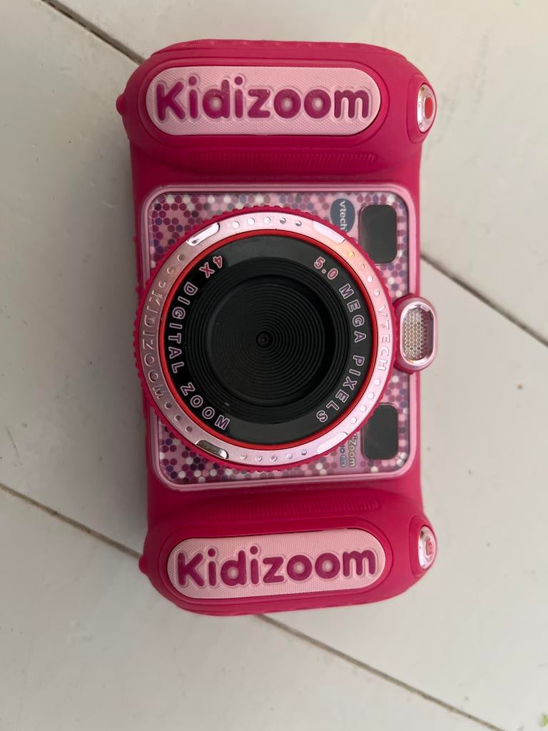 VTech Kidizoom Duo DX - Roze kindercamera, Kinderen en Baby's, Speelgoed | Vtech, Ophalen of Verzenden, Zo goed als nieuw, 4 tot 6 jaar