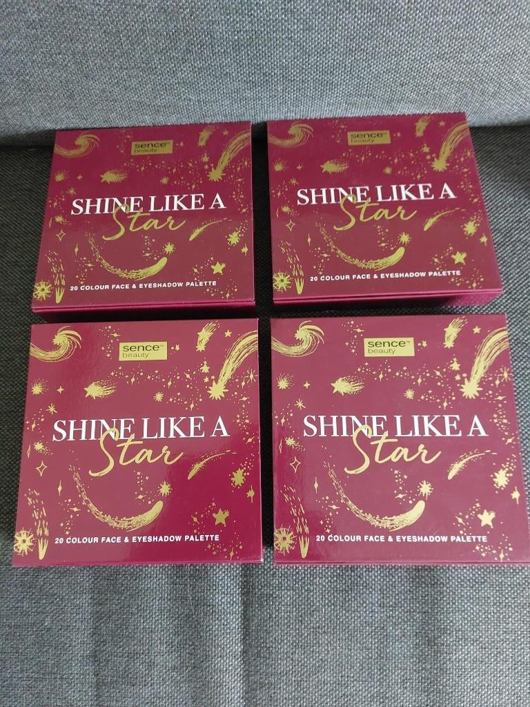 Sence Shine Like A Star Gezicht en Oogschaduw Palette (348), Ophalen of Verzenden, Zo goed als nieuw, Make-up, Overige kleuren