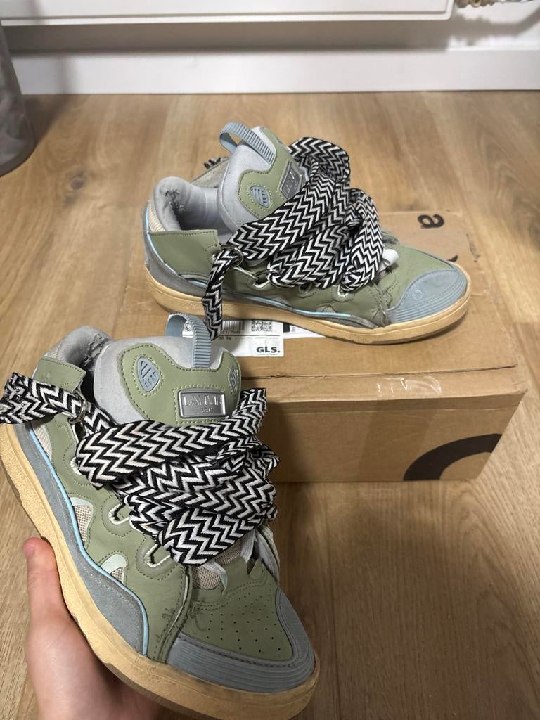 Lanvin Curb sneakers groen blauw maat 41, Kleding | Heren, Schoenen, Overige kleuren, Ophalen of Verzenden, Sneakers of Gympen