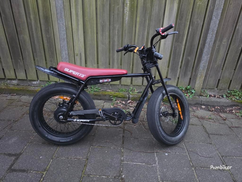 Super73ZG elektrische fiets, Gebruikt, Minder dan 47 cm, 30 tot 50 km per accu, Ophalen