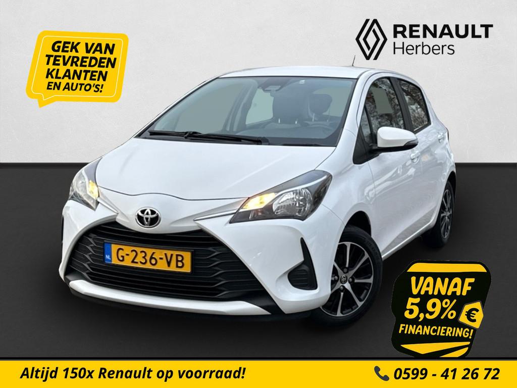 Toyota Yaris 1.0 VVT-i Connect CAMERA / AIRCO (bj 2019), Stof, Euro 6, Bedrijf, Handgeschakeld