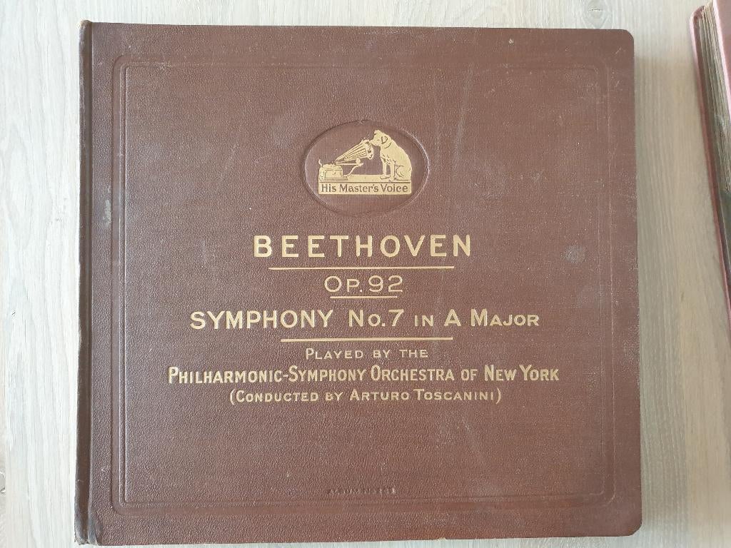 Beethoven grammofoonplaten vintage, Gebruikt, Ophalen of Verzenden, Orkest of Ballet, 12 inch