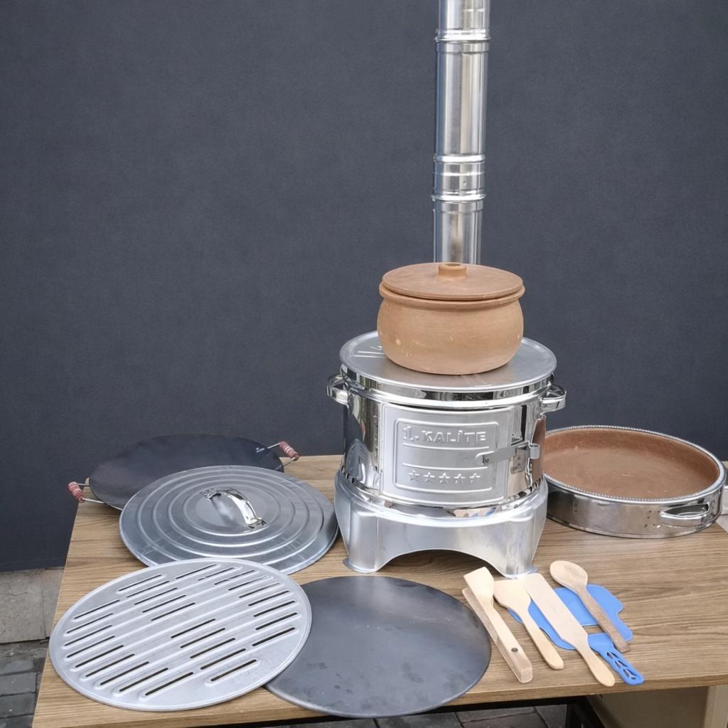 Houtkachel Kookset 16-delig - Compleet & Zonder Gas/Elektra, Ophalen of Verzenden, Nieuw