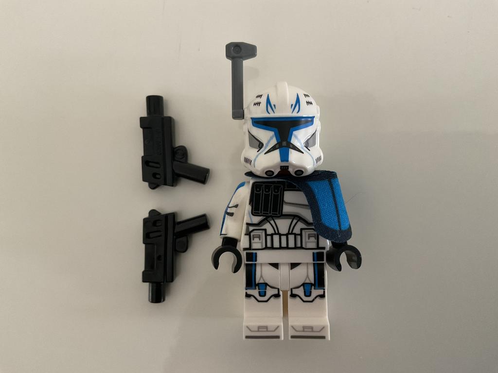 LEGO Star Wars - minifiguur - sw1315 - Clone Captain Rex, Ophalen of Verzenden, Zo goed als nieuw, Losse stenen, Lego
