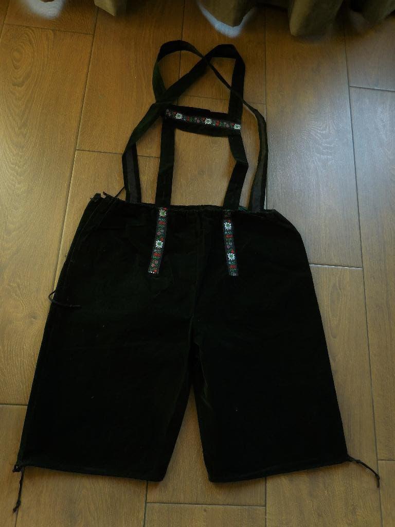 Lederhosen. Groen.Bretels te verstellen.Maat XL. Taille 110, Carnaval, Maat 46/48 (XL) of groter, Ophalen of Verzenden, Kleding