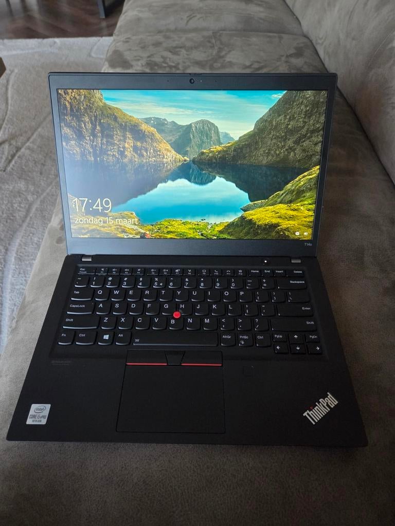 Lenovo T14s I5-10310U W10 pro, 256 GB, 2 tot 3 Ghz, Qwerty, Lenovo .