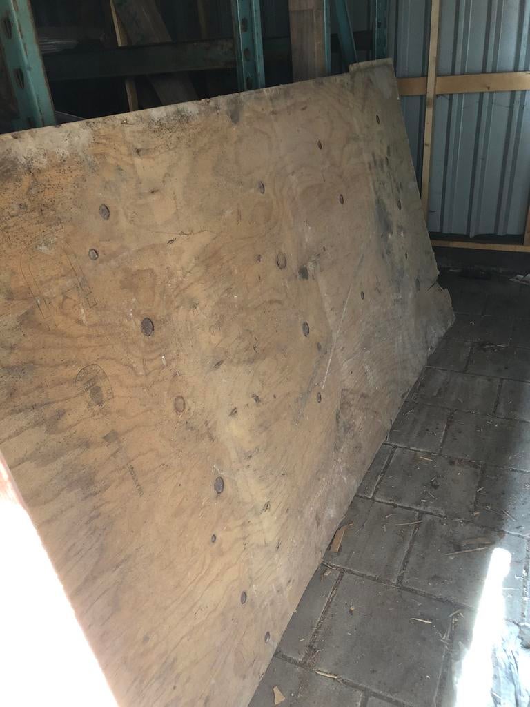 1 underlayment plaat, 5,-, Ophalen, Gebruikt