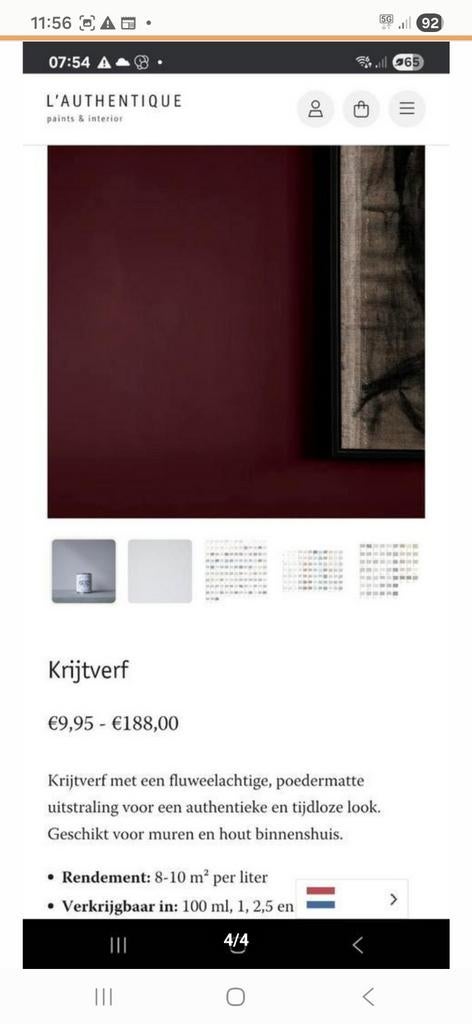 Verf, Ophalen of Verzenden, Nieuw, Minder dan 100 cm