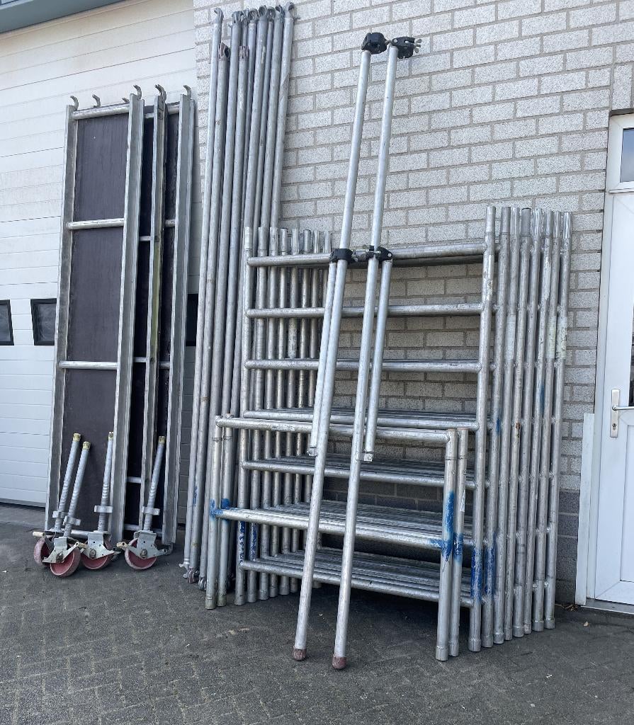 Gebruikte Alu Rolsteigers / Kamersteigers en div onderdelen, Ophalen, Gebruikt, Rolsteiger of Kamersteiger, 5 meter of hoger