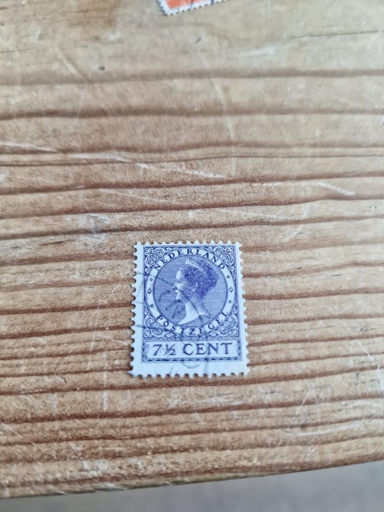 Postzegel Nederland 7,5 cent 1925 Koningin Wilhelmina, Postzegels en Munten, Ophalen of Verzenden