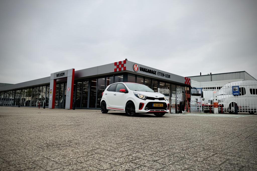 Kia Picanto 1.0 T-GDI GT-Line 100PK | CAMERA | STOEL - STUUR, 12 maanden, Gebruikt, 920 kg, Wit