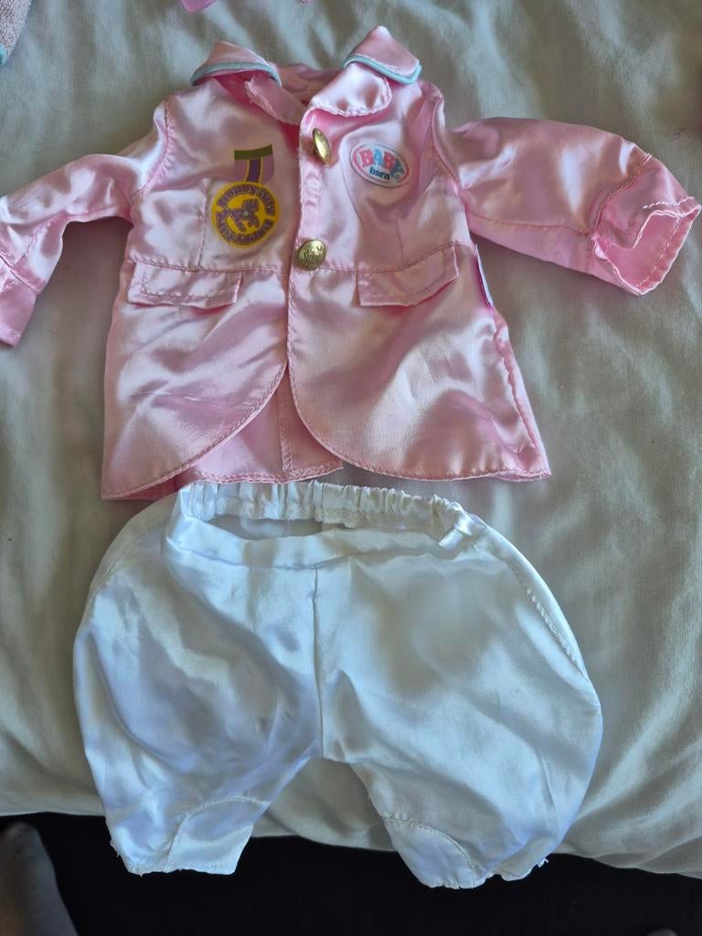 Baby Born Roze Jasje en Witte Broekje Set, Kinderen en Baby's, Ophalen, Gebruikt, Meisje