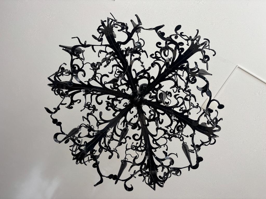 Brand van Egmond kroonluchter Flower Power, Ophalen, Zo goed als nieuw, Metaal, Dutch design modern/hedendaags