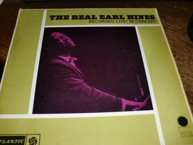 Earl Hines/Budd Johnson ts The Real E.H. Live! Atlantic LP , 1960 tot 1980, Gebruikt, Ophalen of Verzenden, 12 inch