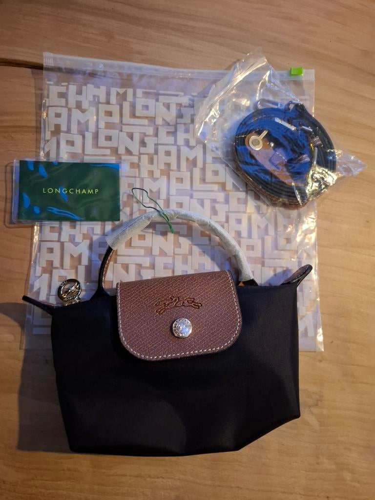 Longchamp Modele Depose Mini Tas Nieuw, Ophalen of Verzenden, Nieuw, Zwart, Schoudertasje