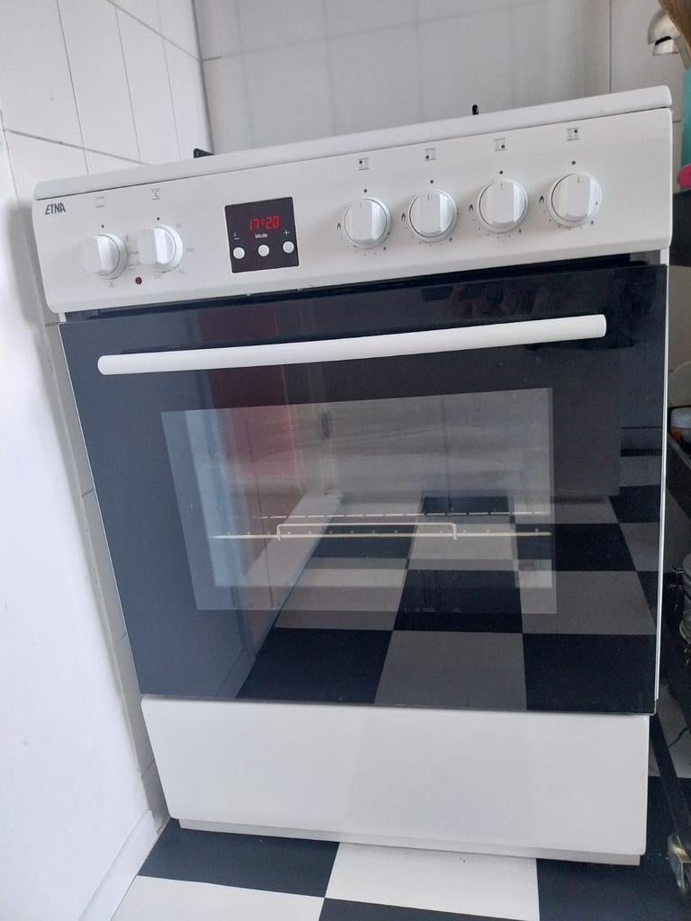 ETNA fornuis, Ophalen, 4 kookzones, Gas, Vrijstaand