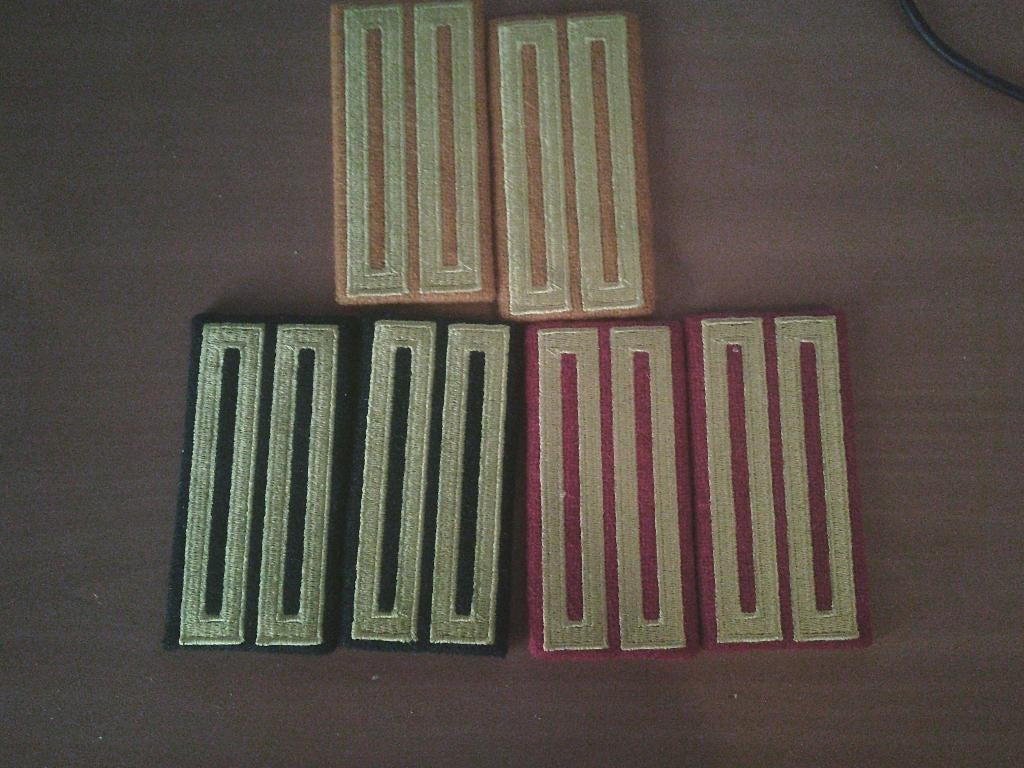 3 sets kraagpatten generaals GGJ en prinses irene, Verzamelen, Militaria | Algemeen, Ophalen of Verzenden, Landmacht, Nederland