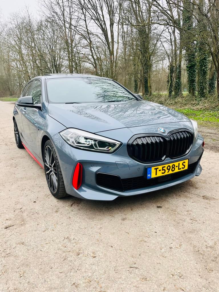 BMW 1-Serie 128ti 265pk Aut 2022 Grijs PANO Stuurver dashcam, 1998 cc, 4 cilinders, 14 km/l, 75 €/maand