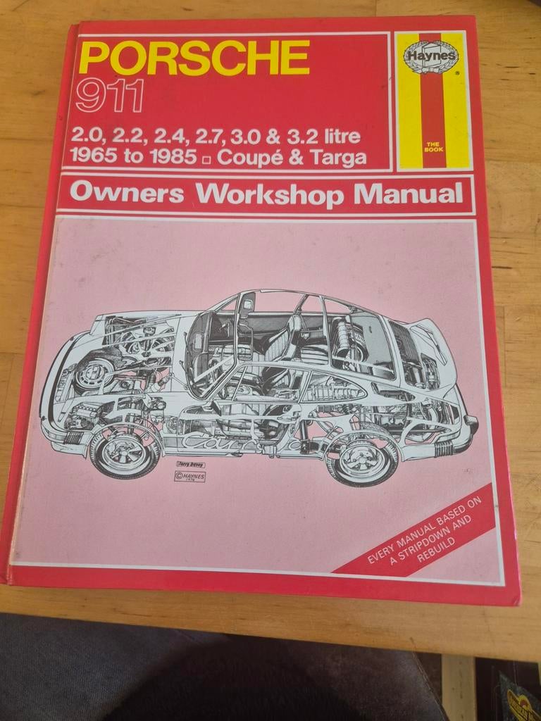 Haynes Porsche 911 Handboek 1965-1985 Coupé & Targa Engels, Ophalen of Verzenden, Gelezen, Porsche, Haynes