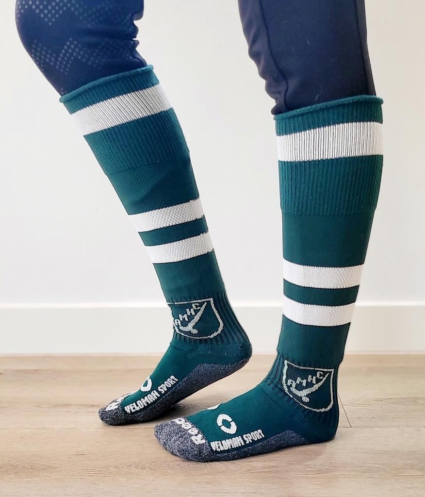 Hockeysokken Reece donkergroen AMHC maat 30-35, Ophalen of Verzenden, Gebruikt, Kleding