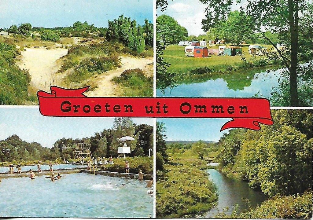 Ommen- -4-luik., Verzenden, 1980 tot heden, Gelopen, Overijssel
