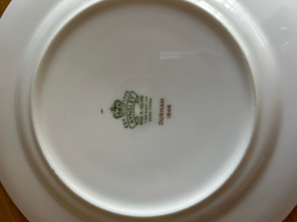 Aynsley Durham 1646 Porseleinen Servies - 17 Stuks, Ophalen of Verzenden