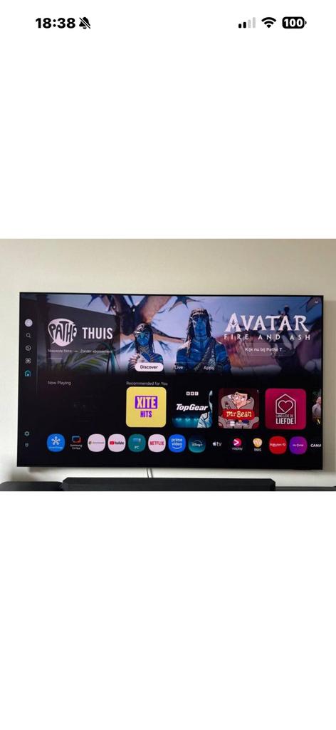 Samsung OLED 77inch (77S95D) + one connected box MAT SCHERM, Ophalen of Verzenden, Zo goed als nieuw