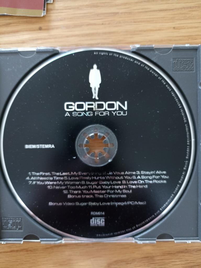 Gordon - A Song For You CD, Cd's en Dvd's, Cd's | Pop, Ophalen of Verzenden