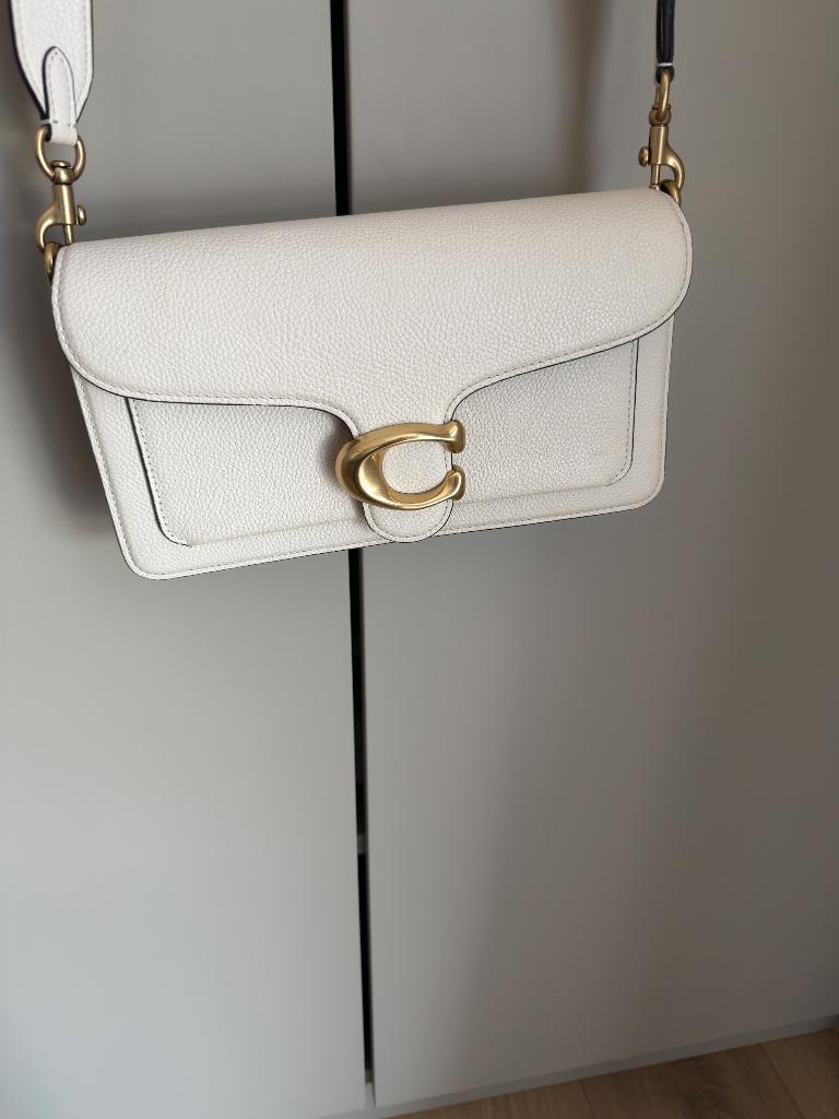 Coach Tabby 26 schoudertas, Ophalen, Zo goed als nieuw, Wit, Schoudertasje