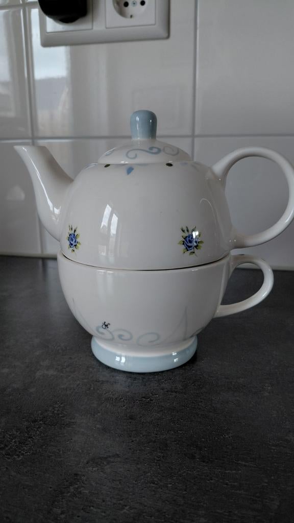 Theepot met kopje kopje, Jet by ter Steege, Overige typen, Ophalen of Verzenden, Zo goed als nieuw, Overige stijlen