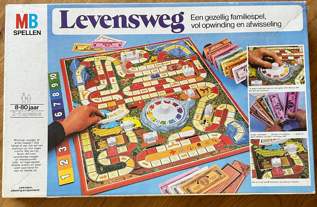 Levensweg, Vijf spelers of meer, Ophalen of Verzenden, Gebruikt, MB Spellen