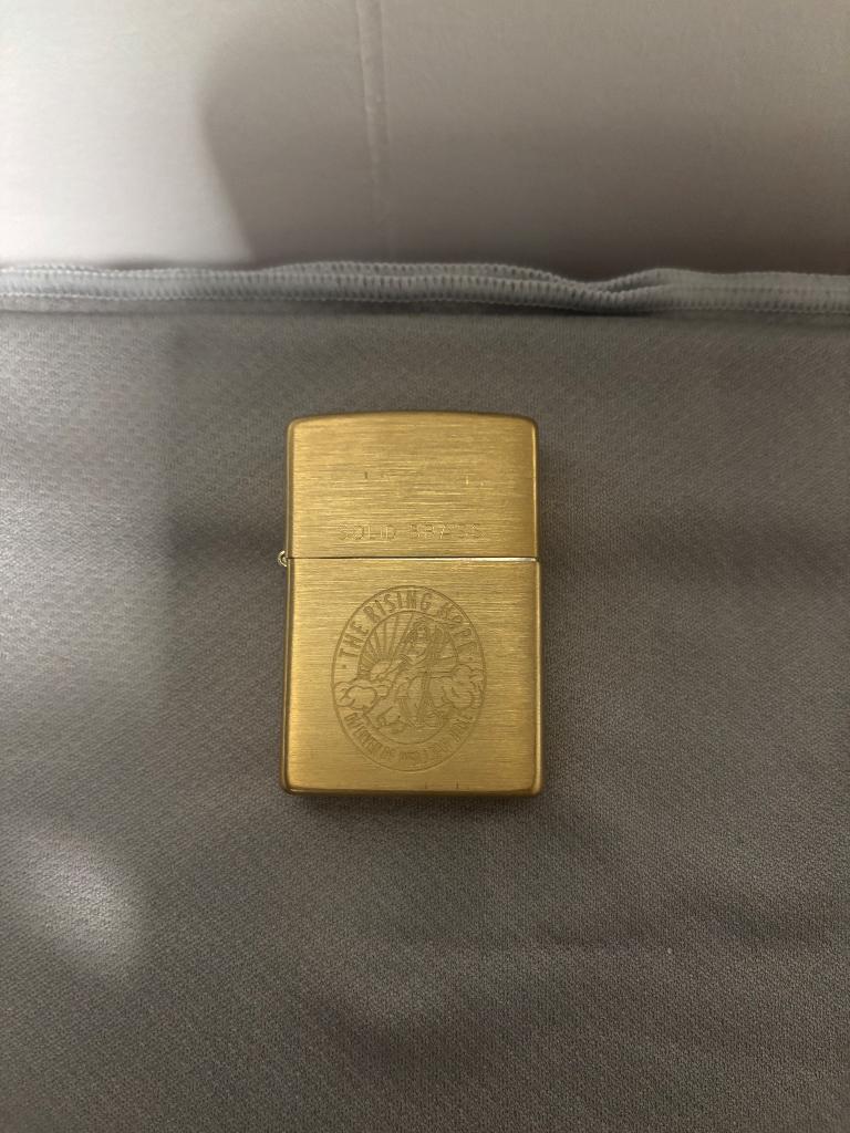 Brass ZIPPO lighter, Verzamelen, Rookartikelen, Aanstekers en Luciferdoosjes, Ophalen, Zo goed als nieuw, Aansteker