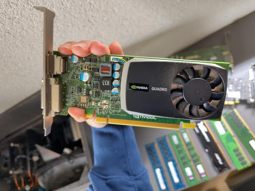 Nvidia Quadro 600, Gebruikt, PCI-Express 2, GDDR3, DVI